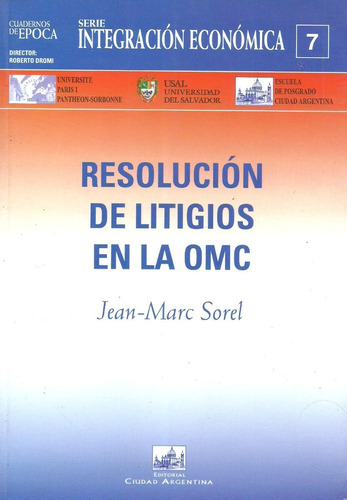 Resolución De Litigios En La Omc - Sorel - Dyf