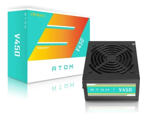 Fuente Para Pc Antec Atom V450 450w Ventilador De 120mm Color Negro
