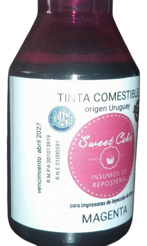 Tinta Comestible Magenta Comestible
