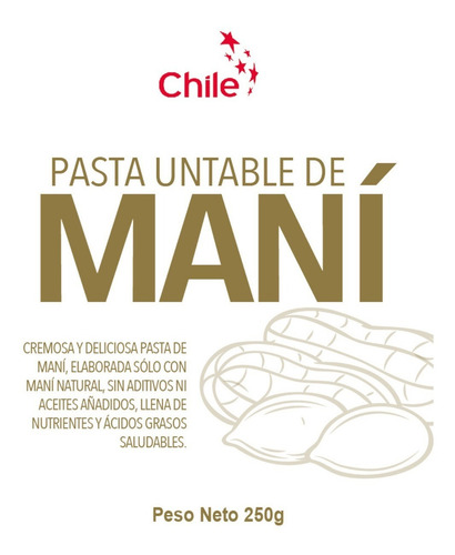 Pasta De Maní - Marca Dulce Salud