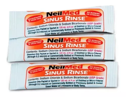 Neilmed Sinus Rinse Niños Botella Con 30 Sobres Premezclados