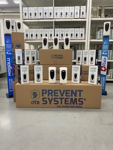 Imagem 10 de 10 de Totem Personalizado Para Álcool Em Gel Sem Colocar As Mãos