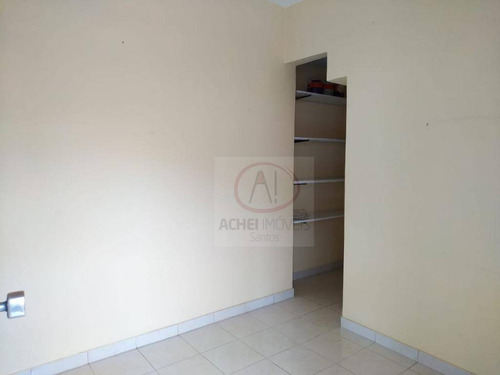 Apartamento Ótimo Estado Com 2 Dorm À Venda, 84 M² Por R$ 360.000 - Marapé - Santos/sp - Ap10493