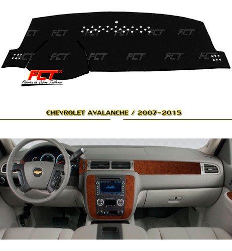 Cubre Tablero Chevrolet Avalanche / 2007 2008 2010 2011 2014