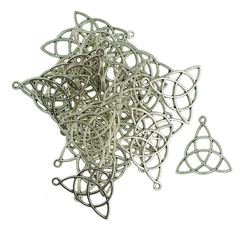 2 Joyería Céltica Del Nudo Del Triángulo De Plata De 30