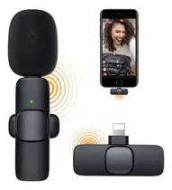 Comprar Micrófonos Lavalier Solapa Inalámbrico Tipo C Pc Celular K8 Color Negro