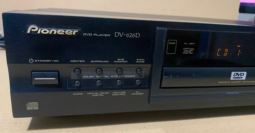 Dvd Pioneer Dv-626d 96khz 24bit (com Defeito) (Usado)