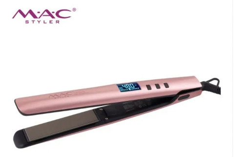 Plancha Para Cabello Profesional Nano Titanium Mac Styler Color Rosa