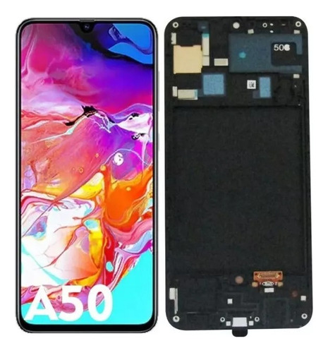 Modulo Compatible Samsung A50 Con Marco Oled