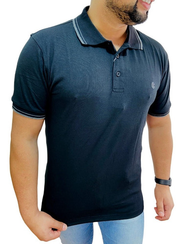 Imagem 1 de 4 de Camisa Polo Plus Size Camiseta Tamanho Grande Extra G1 G2 G3
