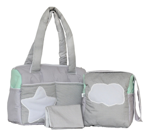 Bolso Pañalera Cary Kit 3 Piezas 2 Pañaleras + Cambiador