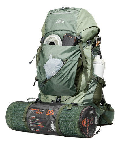 Mochila Excursion Claymon 70 Litros Verde Doite