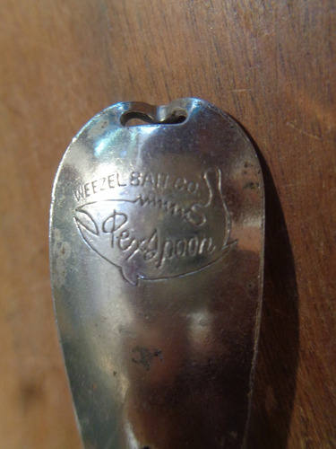 Imagen 3 de 4 de Antiguo Señuelo Cucharita Weezel Baitco Rex Spoon