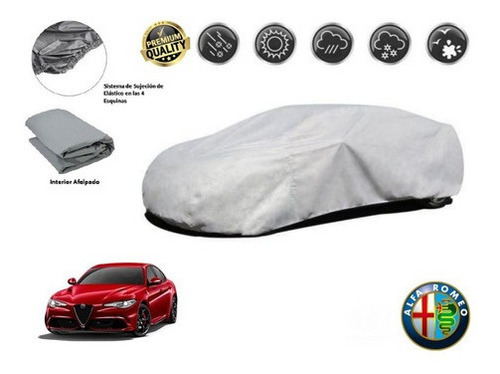 Funda Car Cover Afelpada Alfa Romeo Giulia 2017 A 2019