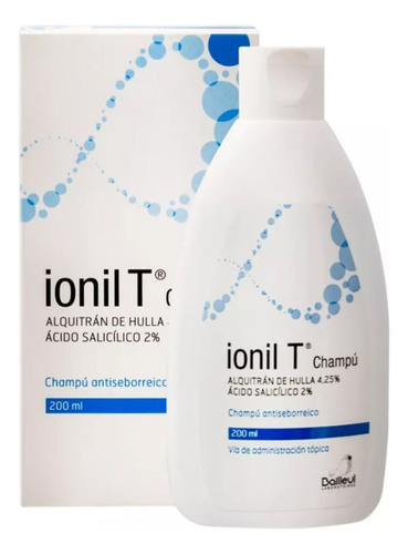 Ionil T Champu 200 Ml Shampoo Alquitran Hulla Acid Salicilic