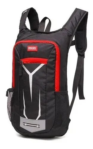 Mochila Running Everlast Trekking Bici Deportes Hombre Mujer Color Negro, Modelo 21376