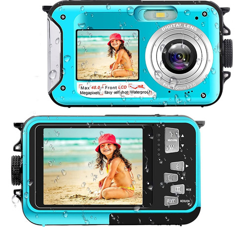Underwater Cameras For Snorkeling 2.7k 48mp Video Recorder