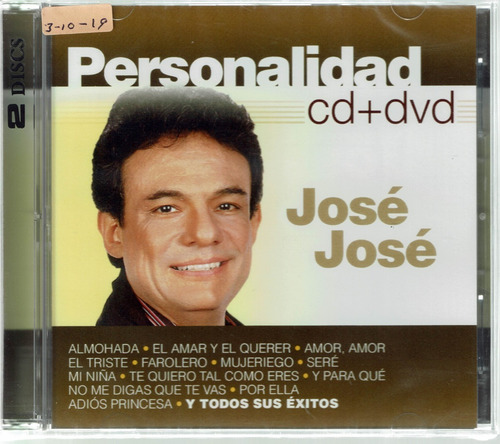 Personalidad Cd+dvd José José
