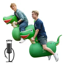 Comprar Juguetes Inflables De Dinosaurio 2 Piezas Con Bomba De Mano
