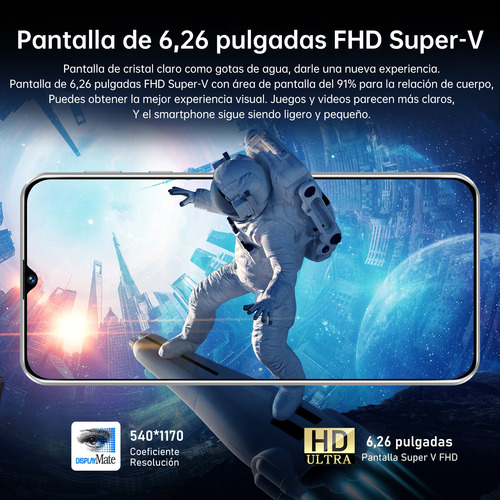 Teléfonos Inteligentes Android Baratos Gt10 Pro 6.26 En Ram2gb Y Rom16gb