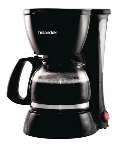 Cafetera 6 tazas negra FINLANDEK FI-CM219