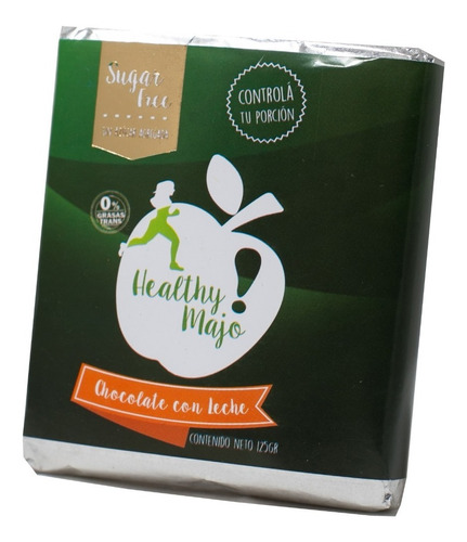 Chocolate Healthy Majo Con Leche Dietético S/azucar 10x70gr