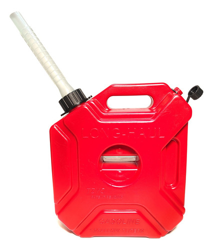 Bidón De Gasolina 5l Color Rojo Con Herraje