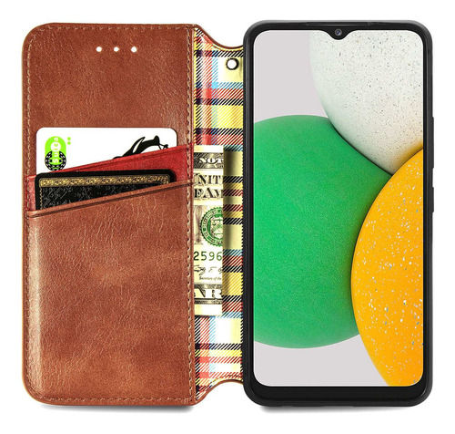 Funda Con Tapa Tipo Cartera Sd61 Para Samsung Galaxy A03 Cor