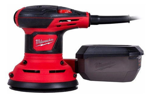 Lijadora Orbital Milwaukee 6034-21 Roja Con Banda De 127mm Color Rojo