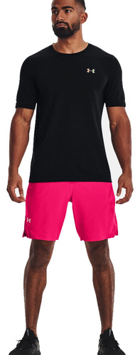 Under Armour Pantalon Corto Tejido Vanish Para Hombre Rosa M