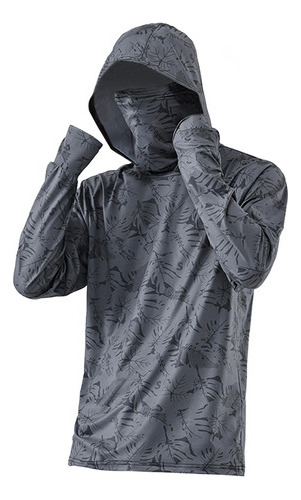 Chaqueta De Protección Solar Ligera Para Hombre Sun Xxl Gris