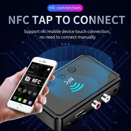 Receptor De Audio Inalámbrico Nfc Bluetooth 5.0