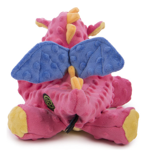 Juguete Para Perros Godog Bubble Plush Dragons Squeaky Chew