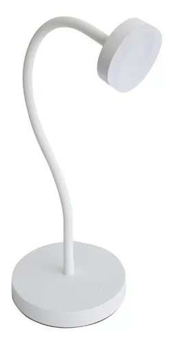 Lámpara de Mesa LED 4W Recargable Flexible Luz Blanca - ILUMAX