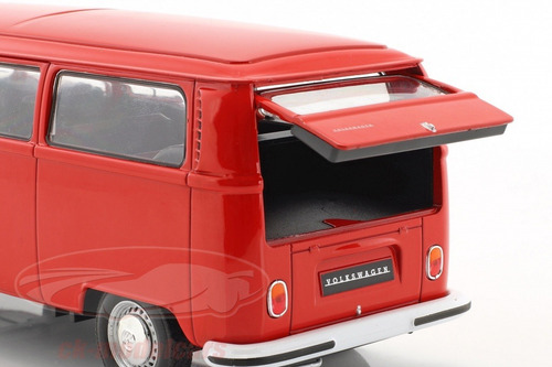 Volkswagen Bus T2 Combi 1972 1/24 By Welly