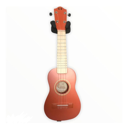Ukelele Soprano Cg Naranja Con Funda