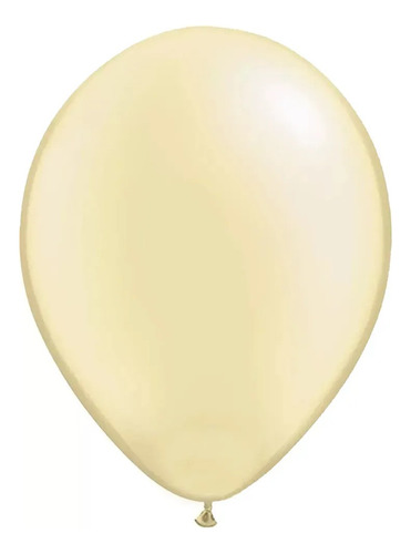 Balão Bexiga Liso N°5 Diversas Cores - Pic Pic Cor Marfim