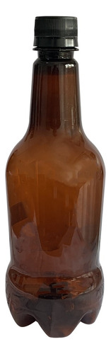 Garrafa Pet De Cerveja Âmbar 500ml C/ Tampa Lacre (10 Unid)