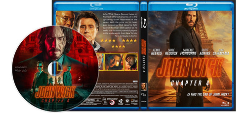 Blu-ray John Wick 4 2023 - Latino-ingles (versión Oficial)