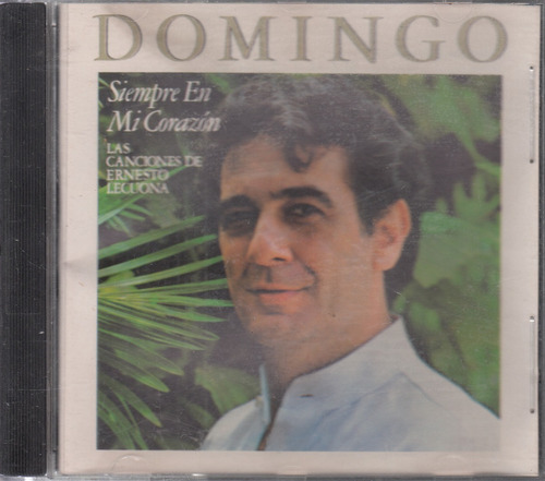 Placido Domingo Siempre En Mi Corazon  Cd Original Usad Qqa.
