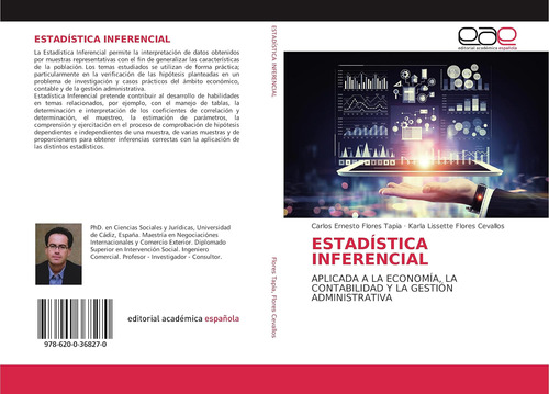 Libro: Estadística Inferencial: Aplicada A La Economía, La C