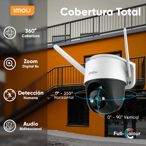 Kit Cctv Camara Imou Ipc-s21fen 2 Mp Color + Micro Sd 256 Gb