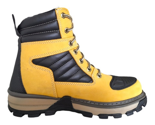 Bota Borcego Caterpillar Atack Dorado Urbano