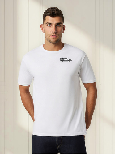 Basic Delorean Stencil - Playera Volver Al Futuro Mc Fly -