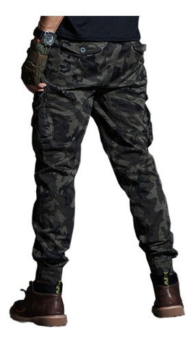 Pantalones Casuales Para Hombre, Militares, Tácticos, Camufl