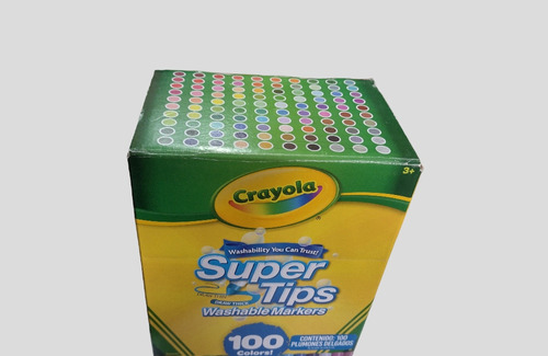 Super Tips De 100 Colores Marca Crayola Nuevo 