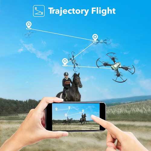 Attop Mini Dron Con Cámara, Cámara Fpv 1080p Con 3 Baterías,