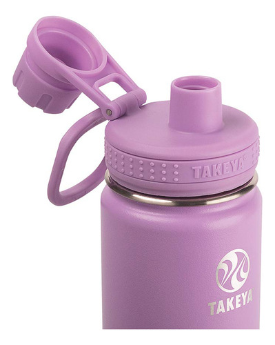 Botella De Agua Lila Aislada