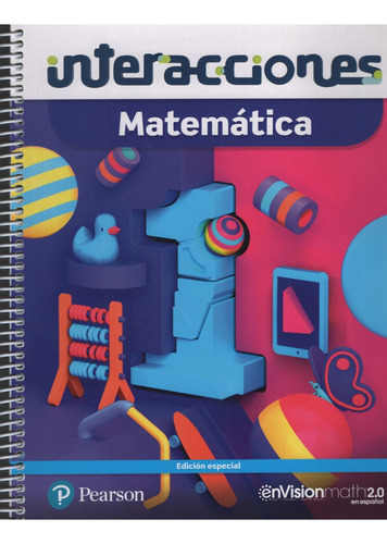 Matematica 1 - Interacciones - K12, De Randall, Charles. Editorial Pearson, Tapa Blanda En Español, 2021