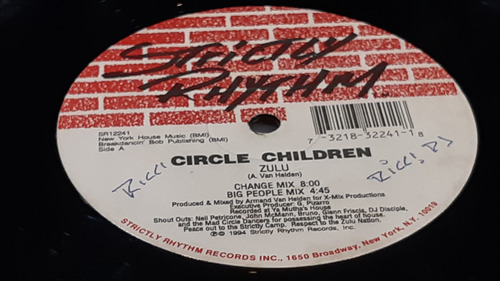 Circle Children Zulu Vinilo Maxi Usa 1994 Armand Van Helden 